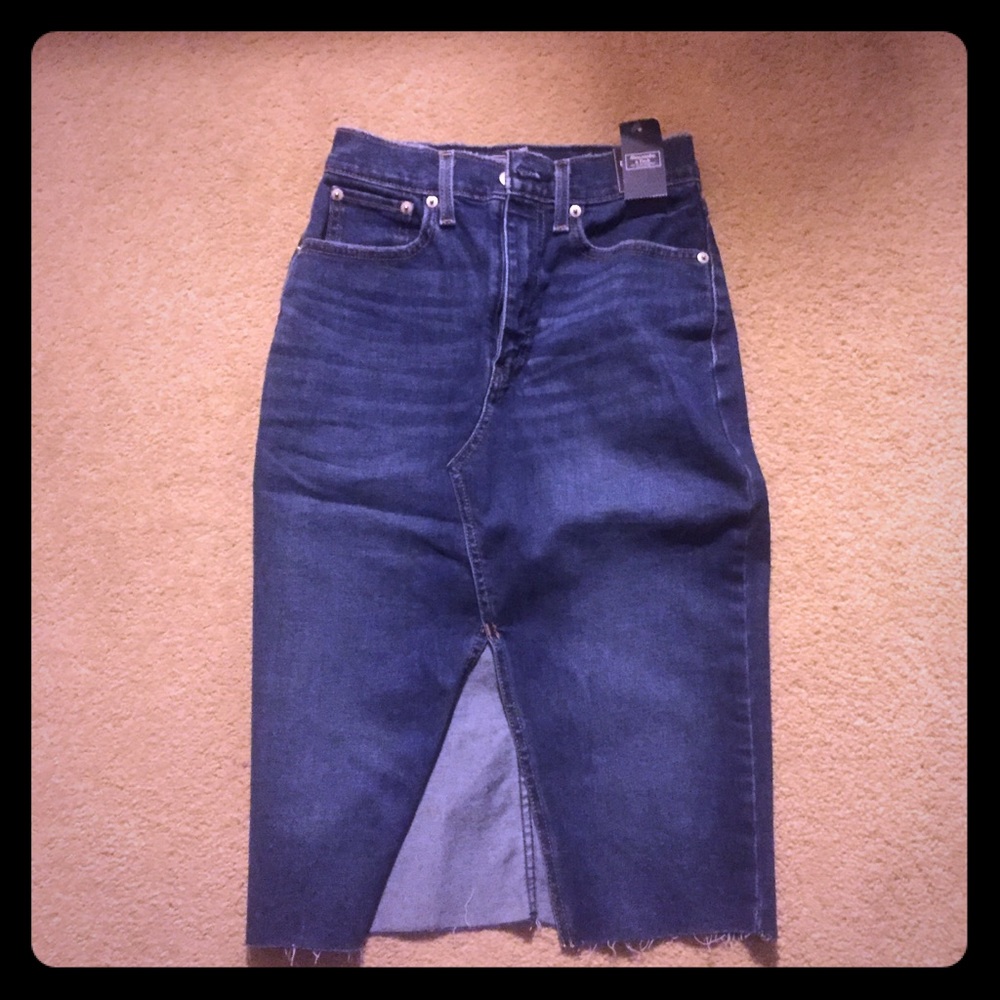 NWT Abercrombie & Fitch Denim Skirt